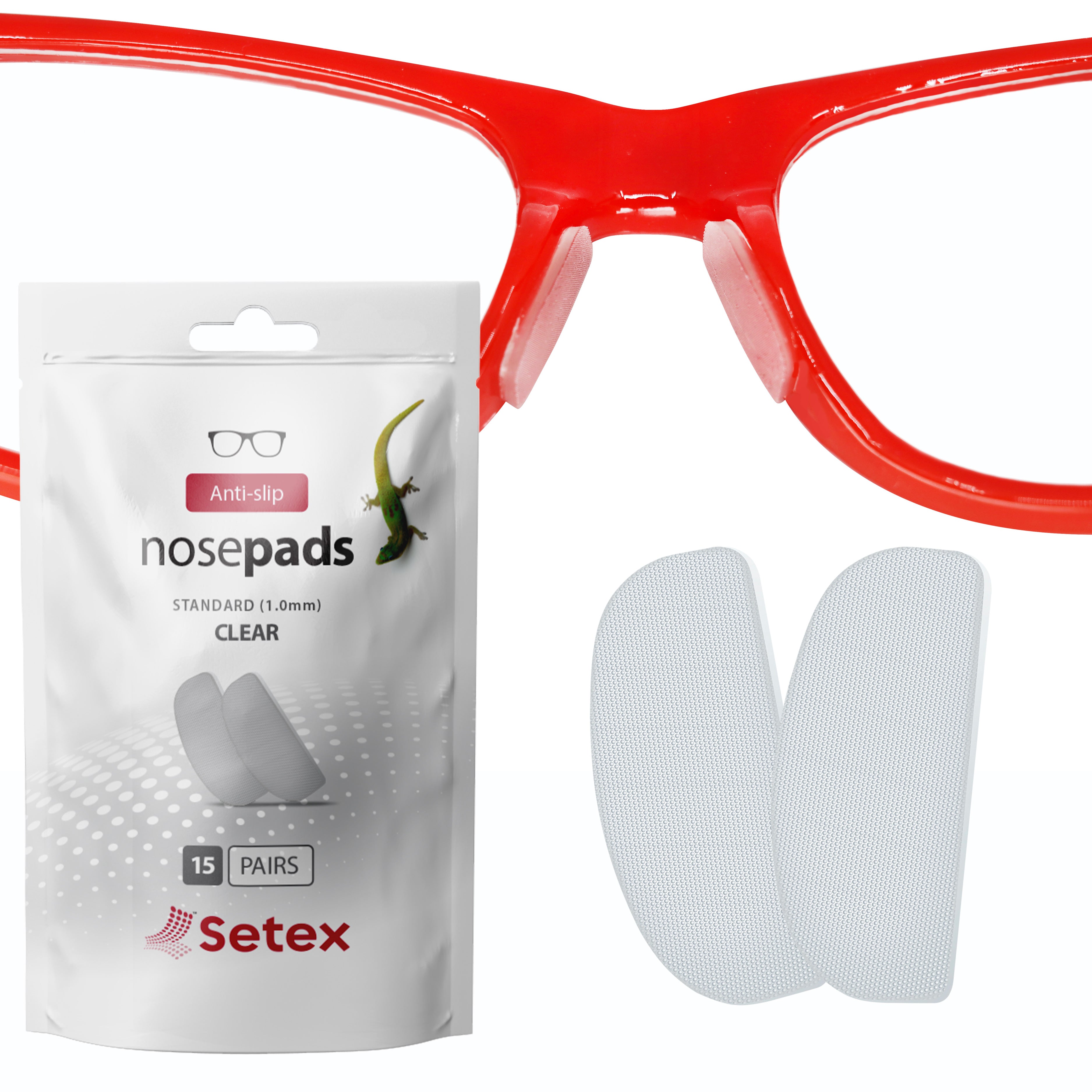 10 PCS NERD Wax Shortsighted Antiskid Silicone Adhesive Nose Pads